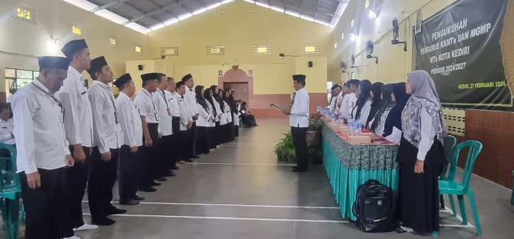 Pengukuhan Pengurus KKMTs dan MGMP Kemenag Kota Kediri Masa Bakti 2024/2027